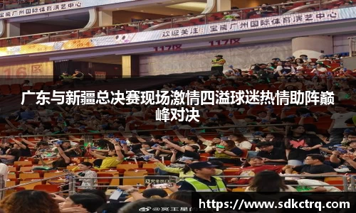 彩神vll广东与新疆总决赛现场激情四溢球迷热情助阵巅峰对决